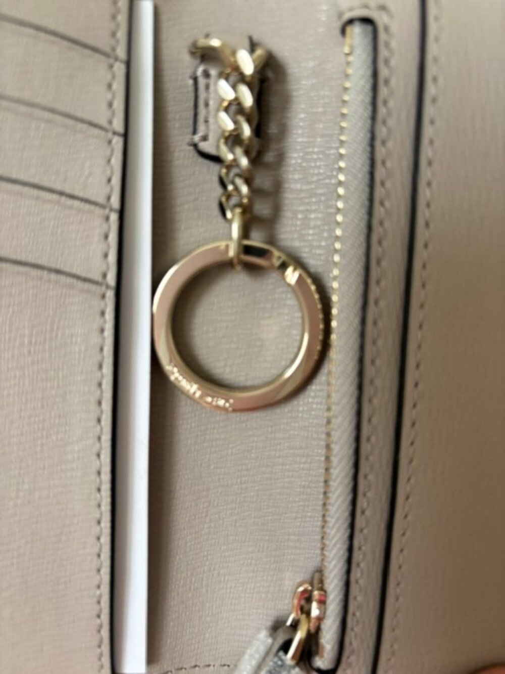 Kate Spade Margaux Small Keyring Wallet Black - Picture 7 of 13